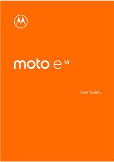 Motorola Moto E14 manual. Smartphone Instructions.